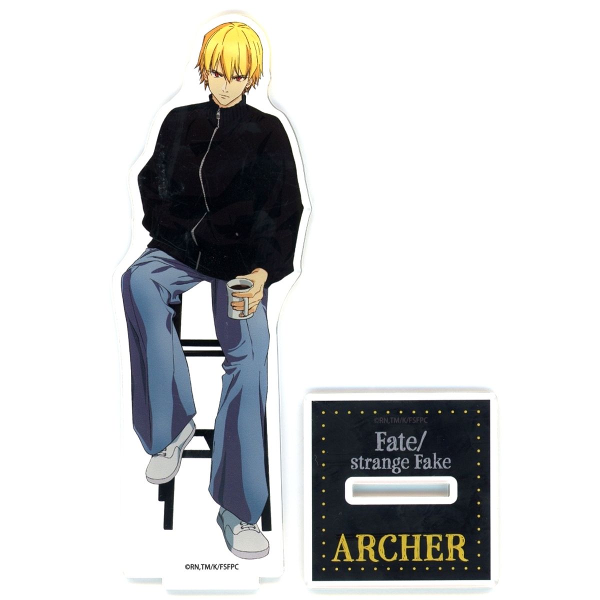 Archer Fate/strange Fake Acrylic Figure Cafe Ver. TV Anime THE Chara CAFE [USED]