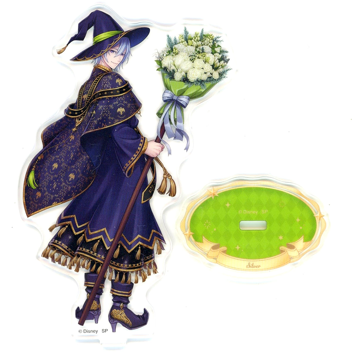 Silver Acrylic Stand Bloom Birthday Ver. Disney: Twisted-Wonderland animate ONLY SHOP [USED]