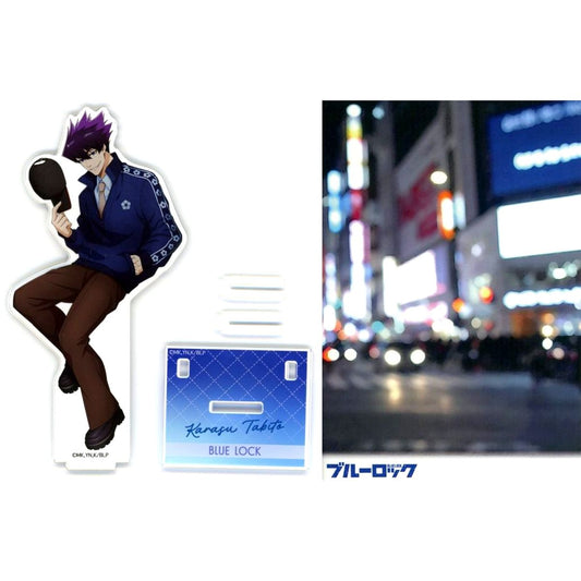 Tabito Karasu Blue Lock x Karaoke Manekineko Vol. 4 Acrylic Stand with Postcard [USED]