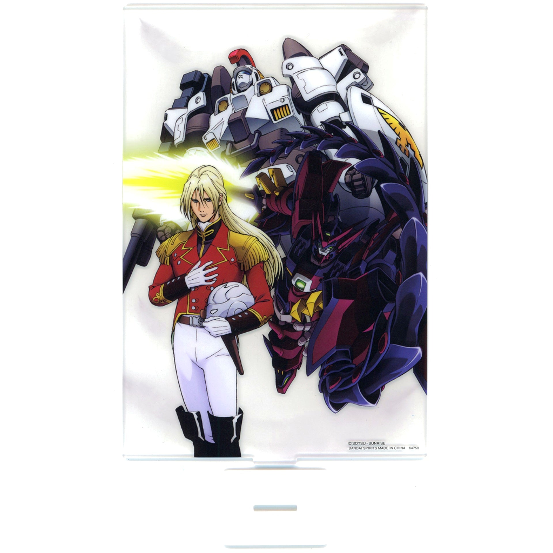 Zechs Merquise & Gundam Epyon & Tallgeese Big Visual Stand Ichiban Kuji Mobile Suit Gundam Wing 30th Anniversary Prize C [USED]