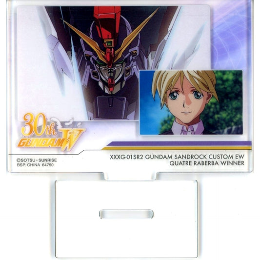 Gundam Sandrock Custom EW & Quatre Raberba Winner Acrylic Stand Collection Ichiban Kuji Mobile Suit Gundam Wing 30th Anniversary Prize F [USED]