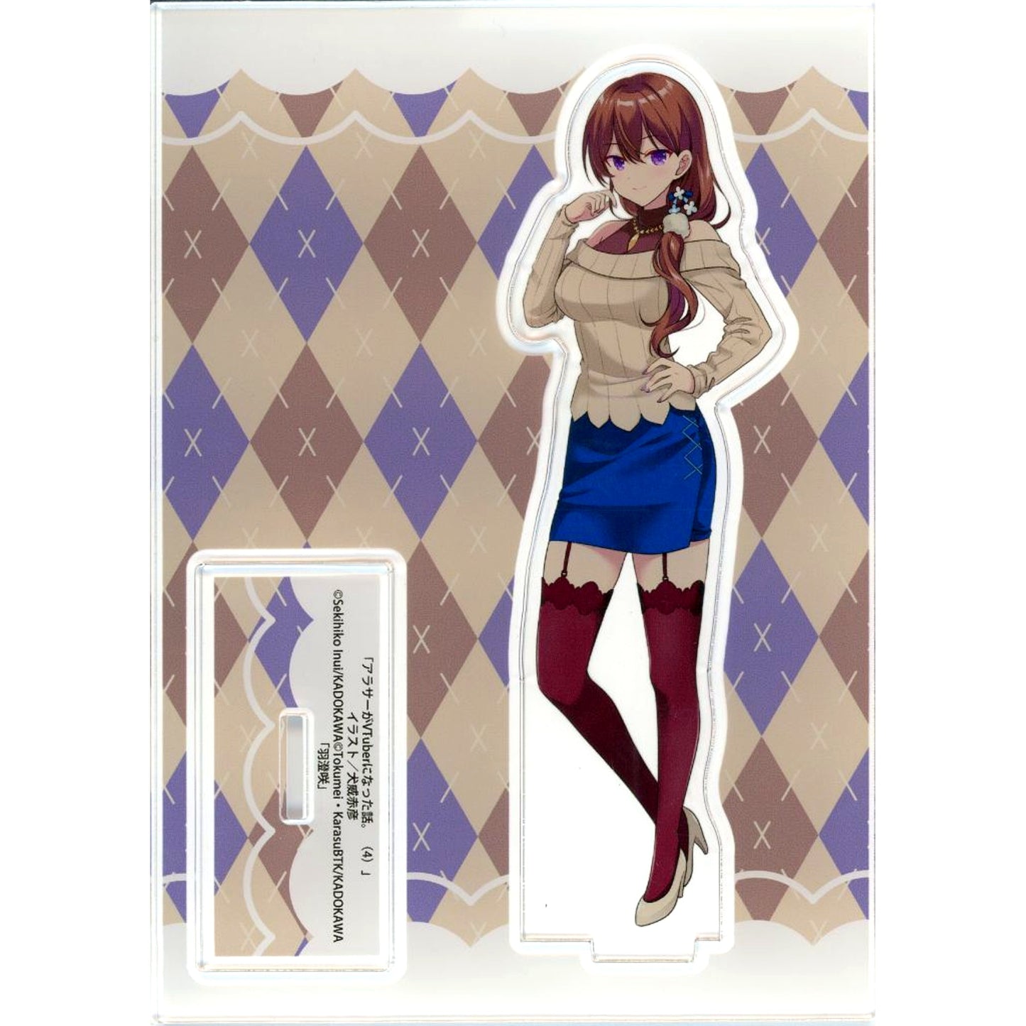 Saki Hasumi Illustration Acrylic Stand Comics Story of a 30-Something Who Became a VTuber Vol. 4 Gamers Ltd Bonus [USED]