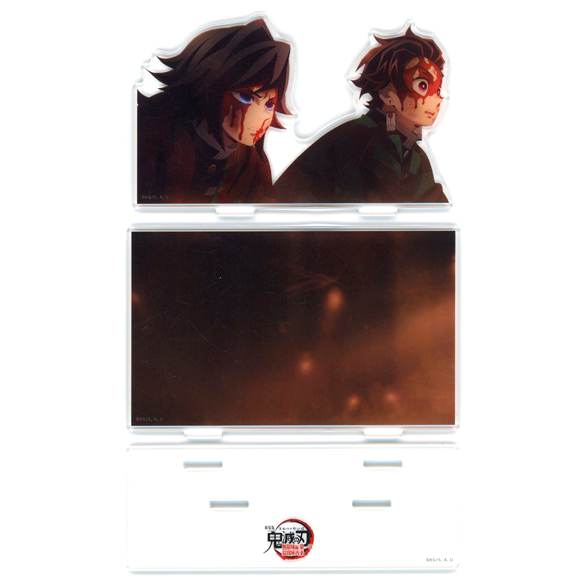 Tanjiro Kamado & Giyu Tomioka 4th Term Scene Just As It Is Acrylic Stand Demon Slayer: Kimetsu no Yaiba the Movie Infinity Castle Arc Chapter 1 Akaza Returns x ufotable Cafe x Machi Asobi Cafe The Decisive Battle Begins - 4th Term - Hakuji and Koyuki - Th