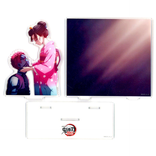 Akaza & Koyuki 4th Term Scene Shot As Is Acrylic Stand Demon Slayer The Movie Infinity Castle Chapter 1 Akaza Returns x ufotable Cafe x Machi Asobi Cafe Cutting the Fire of the Decisive Battle 4th Term Hakuji and Koyuki The End of Chapter 1 [USED]