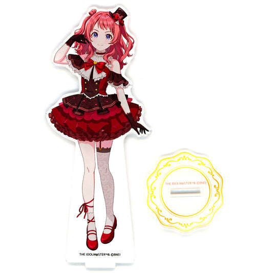 Saki Hanami Acrylic Figure Stand Sweets Version Gakuen iDOLM@STER Chugai Grace Cafe [USED]