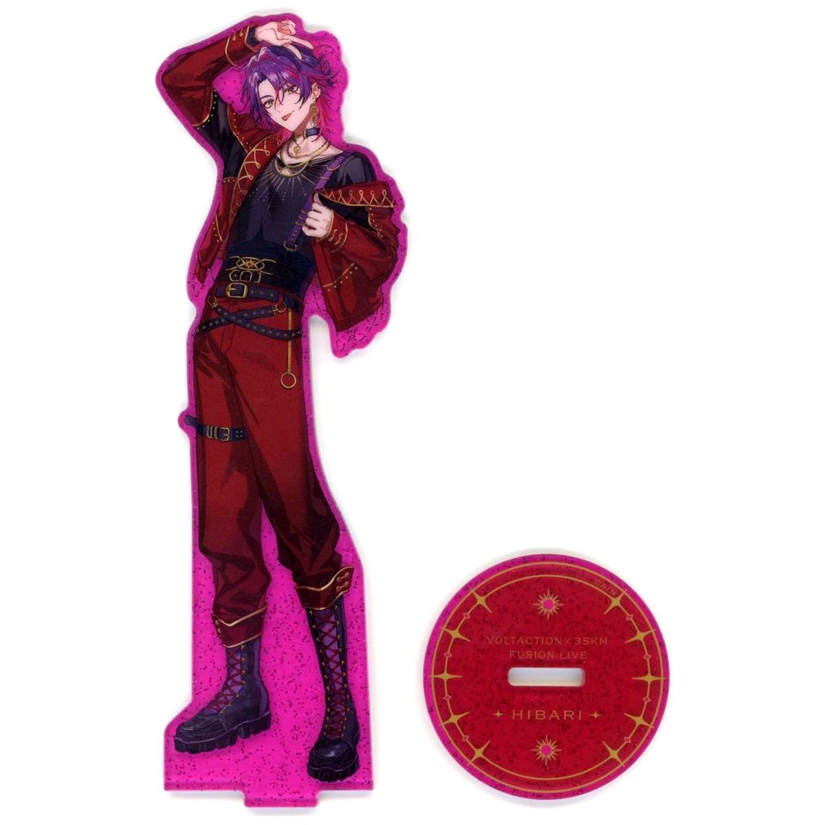 Watarai Hibari IMPACT Glitter Acrylic Stand Virtual YouTuber Nijisanji VOLTACTION x 3SKM FUSION LIVE IMPACT [USED]