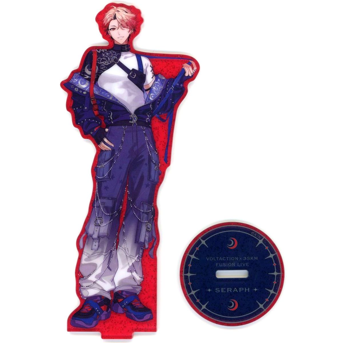 Seraph Dazzlegarden IMPACT Glitter Acrylic Stand Virtual YouTuber Nijisanji VOLTACTION x 3SKM FUSION LIVE IMPACT [USED]