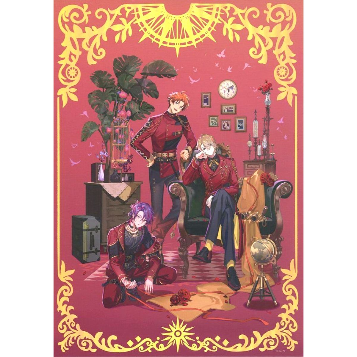 Taiyogumi IMPACT Art Board Virtual YouTuber Nijisanji VOLTACTION x 3SKM FUSION LIVE IMPACT [USED]