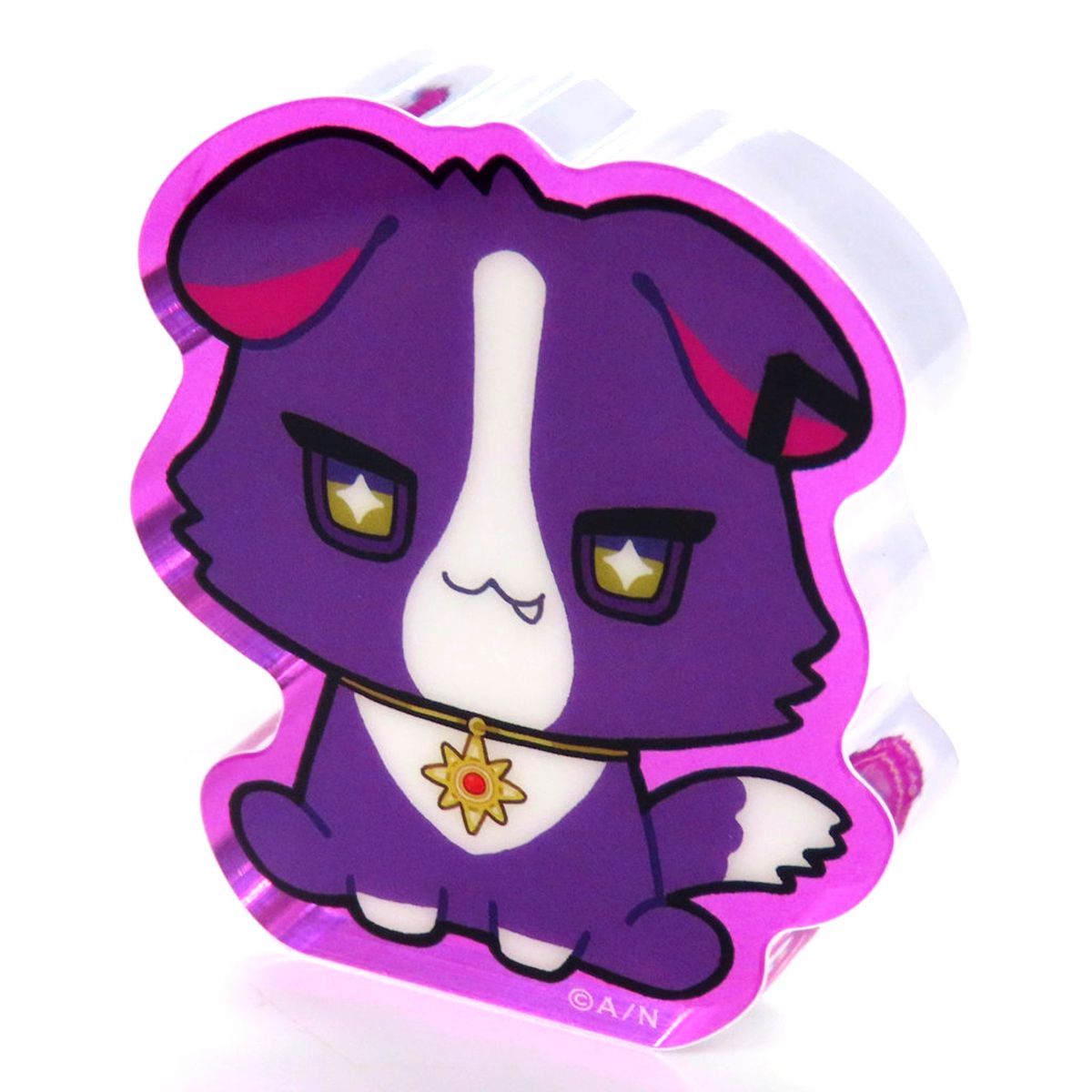 Murasakinoko Nijiritori IMPACT Mini Acrylic Block Virtual YouTuber Nijisanji VOLTACTION x 3SKM FUSION LIVE IMPACT [USED]