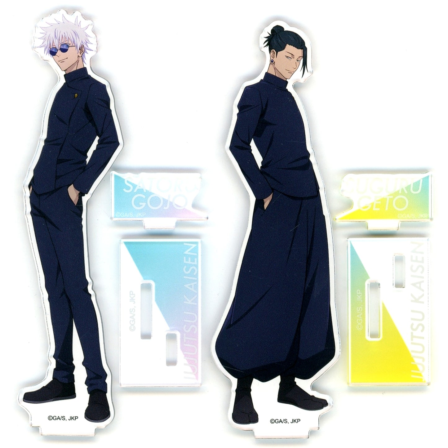 Single Item Satoru Gojo & Suguru Geto Newly Drawn Acrylic Stand Set of 2 Blu-ray / DVD Movie Compilation Jujutsu Kaisen Hidden Inventory Premature Death TOHO animation STORE Limited Edition Bundle Bonus [USED]