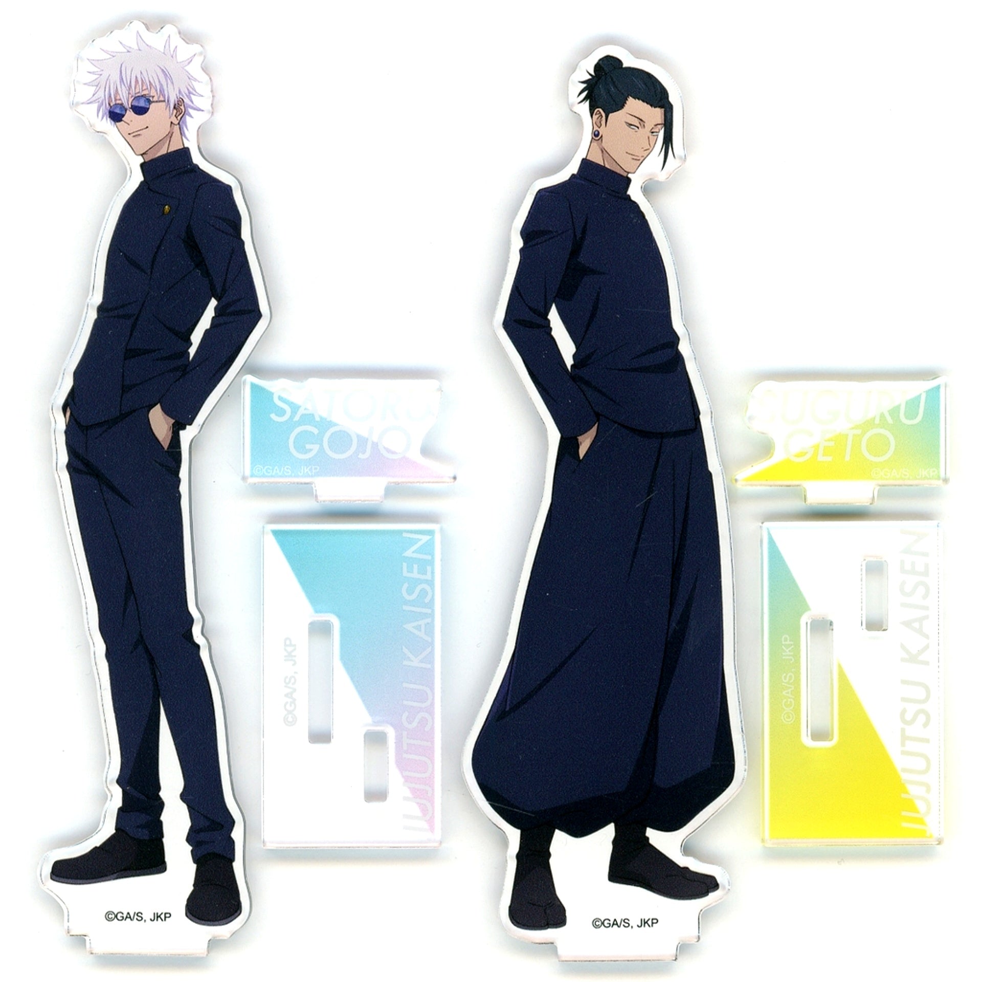 Single Item Satoru Gojo & Suguru Geto Newly Drawn Acrylic Stand Set of 2 Blu-ray / DVD Movie Compilation Jujutsu Kaisen Hidden Inventory Premature Death TOHO animation STORE Limited Edition Bundle Bonus [USED]