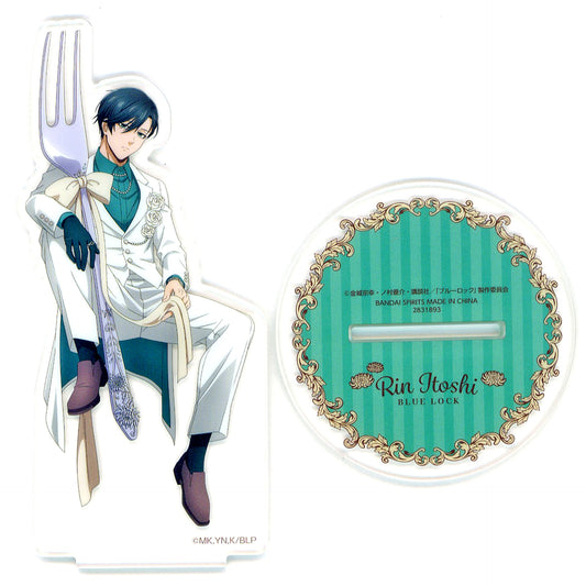 Rin Itoshi Illustration Acrylic Stand BLUELOCK x Namco Campaign sweets flavor 2026 Namco Prize [USED]