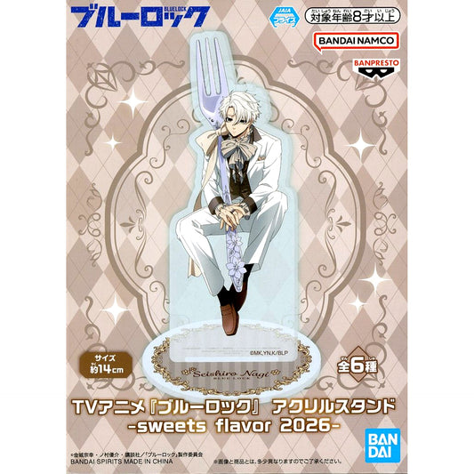 Seishiro Nagi Illustration Acrylic Stand BLUELOCK x Namco Campaign sweets flavor 2026 Namco Prize [USED]