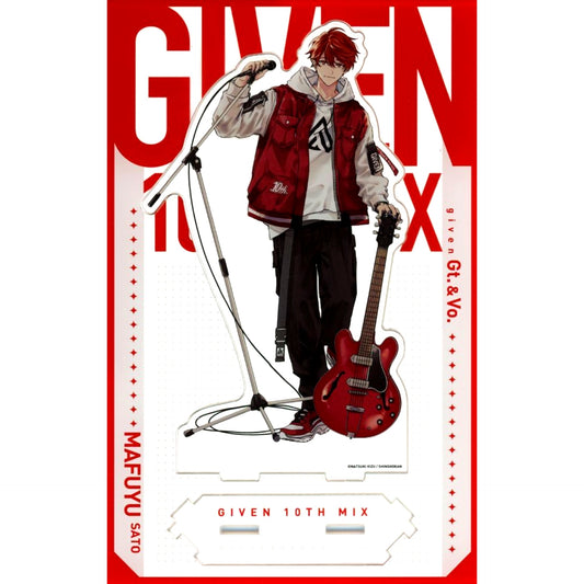 Mafuyu Sato Given 10th Anniversary Mix Connecting BIG Acrylic Stand given exhibition [USED]