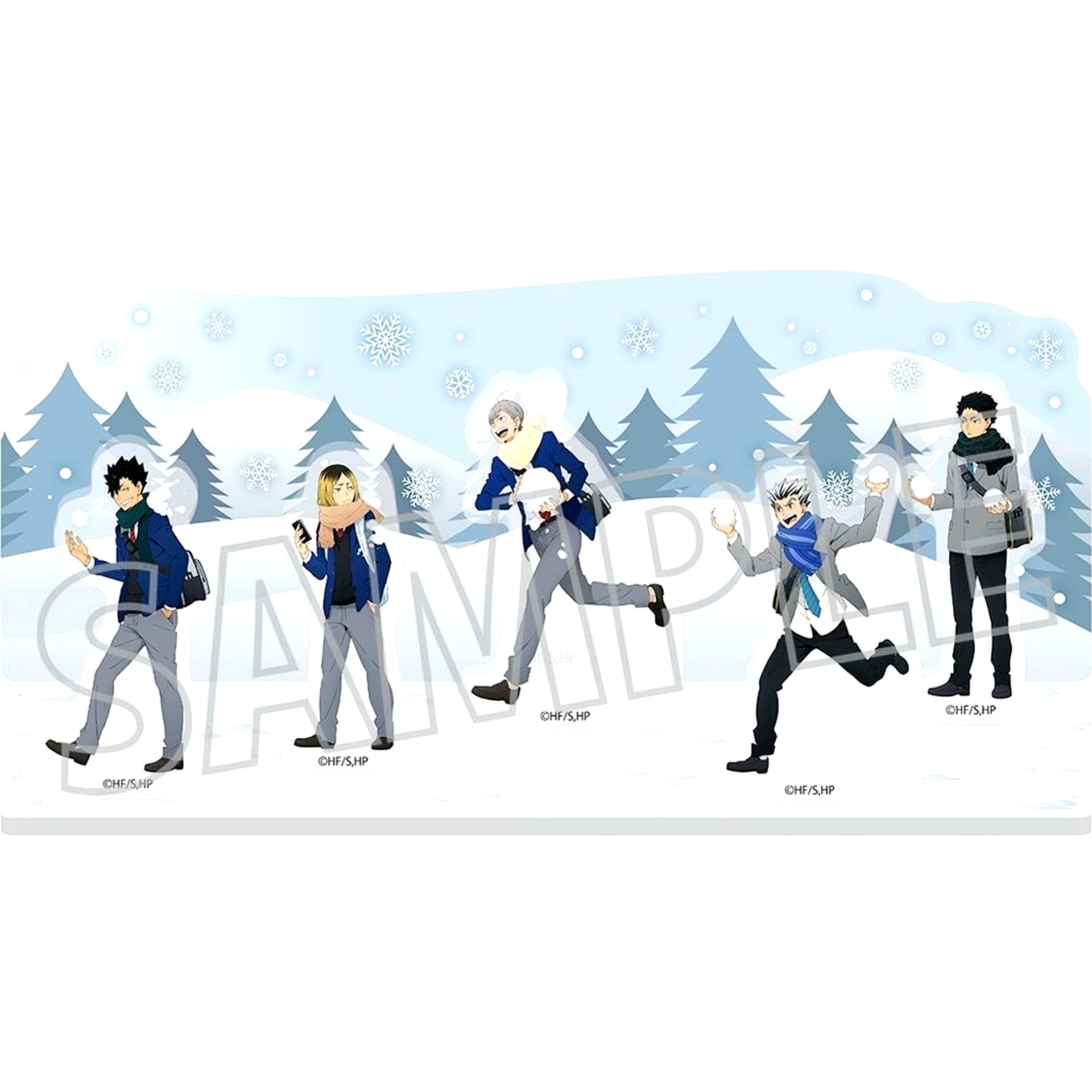 Nekoma & Fukurodani Acrylic Diorama Haikyu!! [USED]