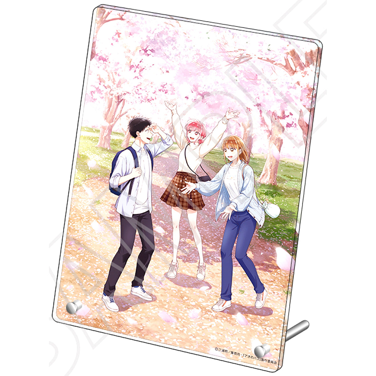 Group Visual Blue Box Acrylic Art Panel Spring Color [USED]