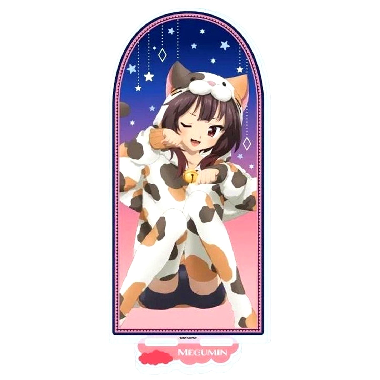 Megumin 02. Animal Pajamas Ver. Illustration BIG Acrylic Stand KonoSuba God's Blessing on This Wonderful World! POP UP SHOP in AmiAmi [USED]
