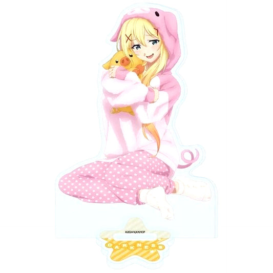 Darkness 13. Animal Pajamas Ver. Illustration Acrylic Stand KonoSuba God's Blessing on This Wonderful World! POP UP SHOP in AmiAmi [USED]