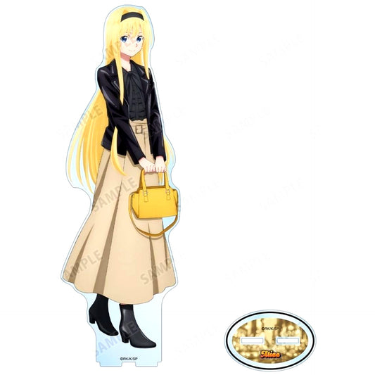 Alice Illustration Riders Jacket ver. Sword Art Online Oversized Acrylic Stand POP UP STORE in Loft [USED]