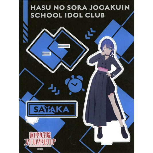 Sayaka Murano Big Acrylic Stand Love Live! Hasunosora Girls' High School Idol Club Black Collection by Zozotown [USED]