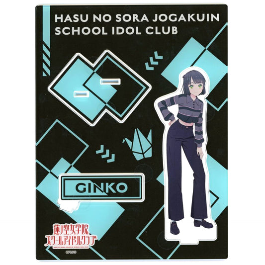 Ginko Momose Big Acrylic Stand Love Live! Hasunosora Girls' High School Idol Club BLACK COLLECTION by ZOZOTOWN [USED]