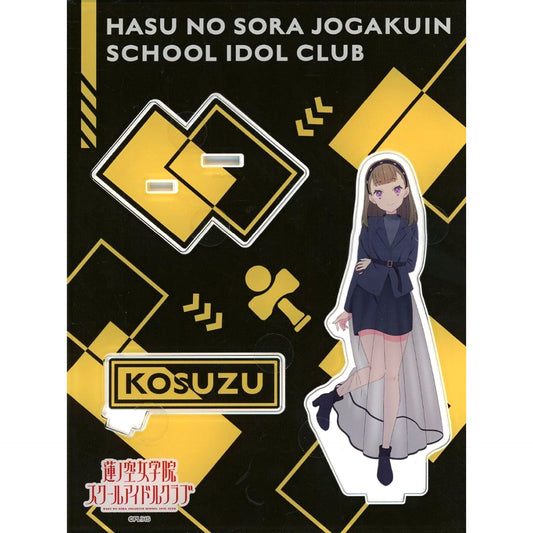 Kosuzu Kachimachi Big Acrylic Stand Love Live! Hasunosora Girls' High School Idol Club Black Collection by Zozotown [USED]