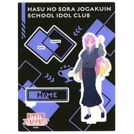 Hime Anyoji Big Acrylic Stand Love Live! Hasunosora Girls' High School Idol Club Black Collection by Zozotown [USED]