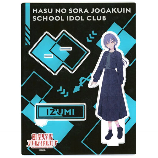 Izumi Katsuragi Big Acrylic Stand Love Live! Hasunosora Girls' High School Idol Club BLACK COLLECTION by ZOZOTOWN [USED]