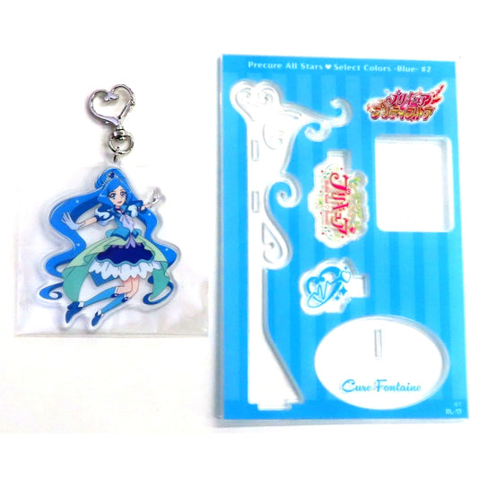 Cure Fontaine Precure All Stars Select Colors Blue #2 Acrylic Stand [USED]