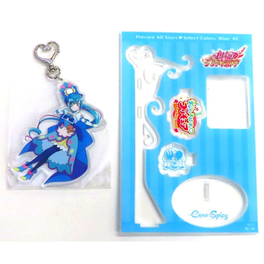 Cure Spicy Precure All Stars Select Colors Blue #2 Acrylic Stand [USED]