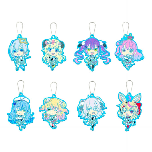 Set of 8 All Characters Virtual YouTuber Hololive Capsule Rubber Mascot Origin 4 [USED]