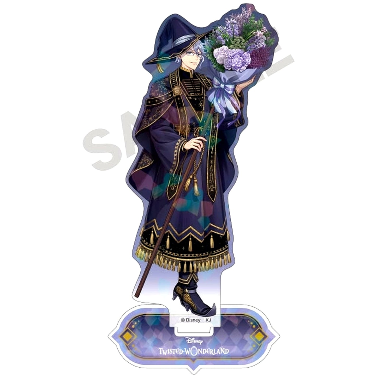 Azul Ashengrotto Bloom Birthday Disney Twisted-Wonderland Hologram Acrylic Stand [USED]