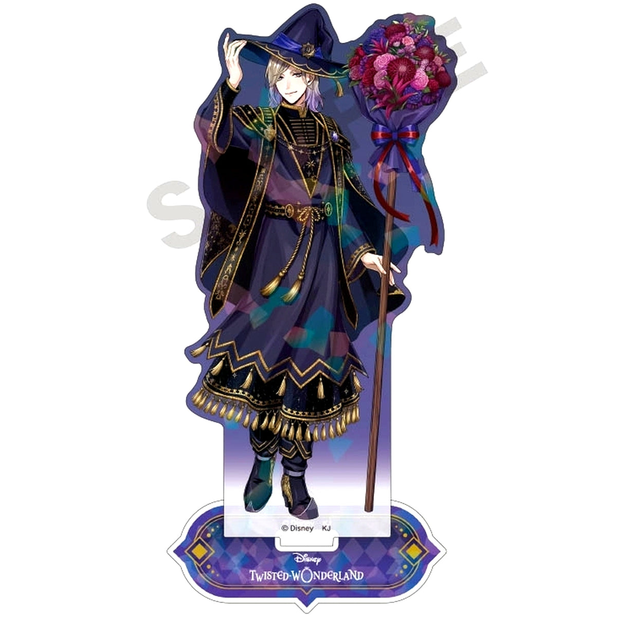 Vil Schoenheit Bloom Birthday Hologram Acrylic Stand Disney: Twisted-Wonderland [USED]
