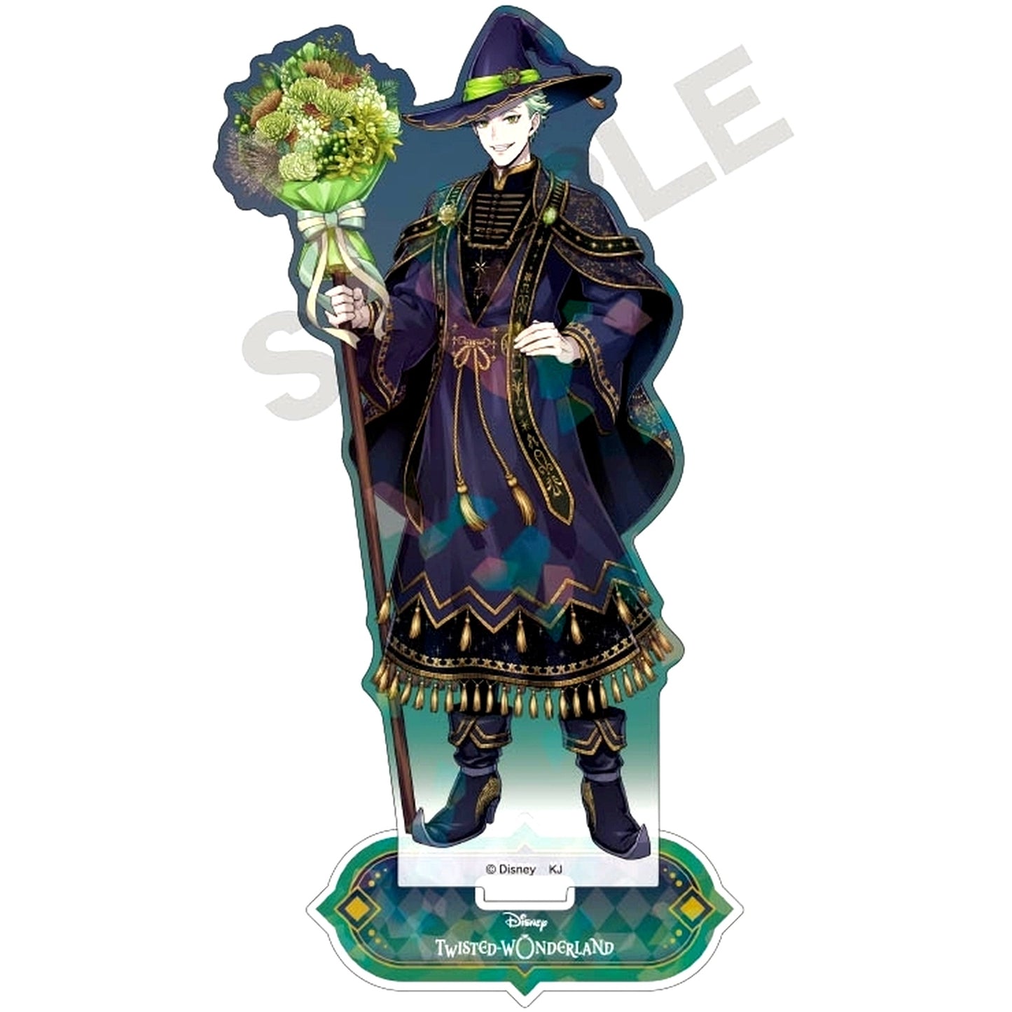 Sebek Zigvolt Bloom Birthday Disney Twisted-Wonderland Hologram Acrylic Stand [USED]
