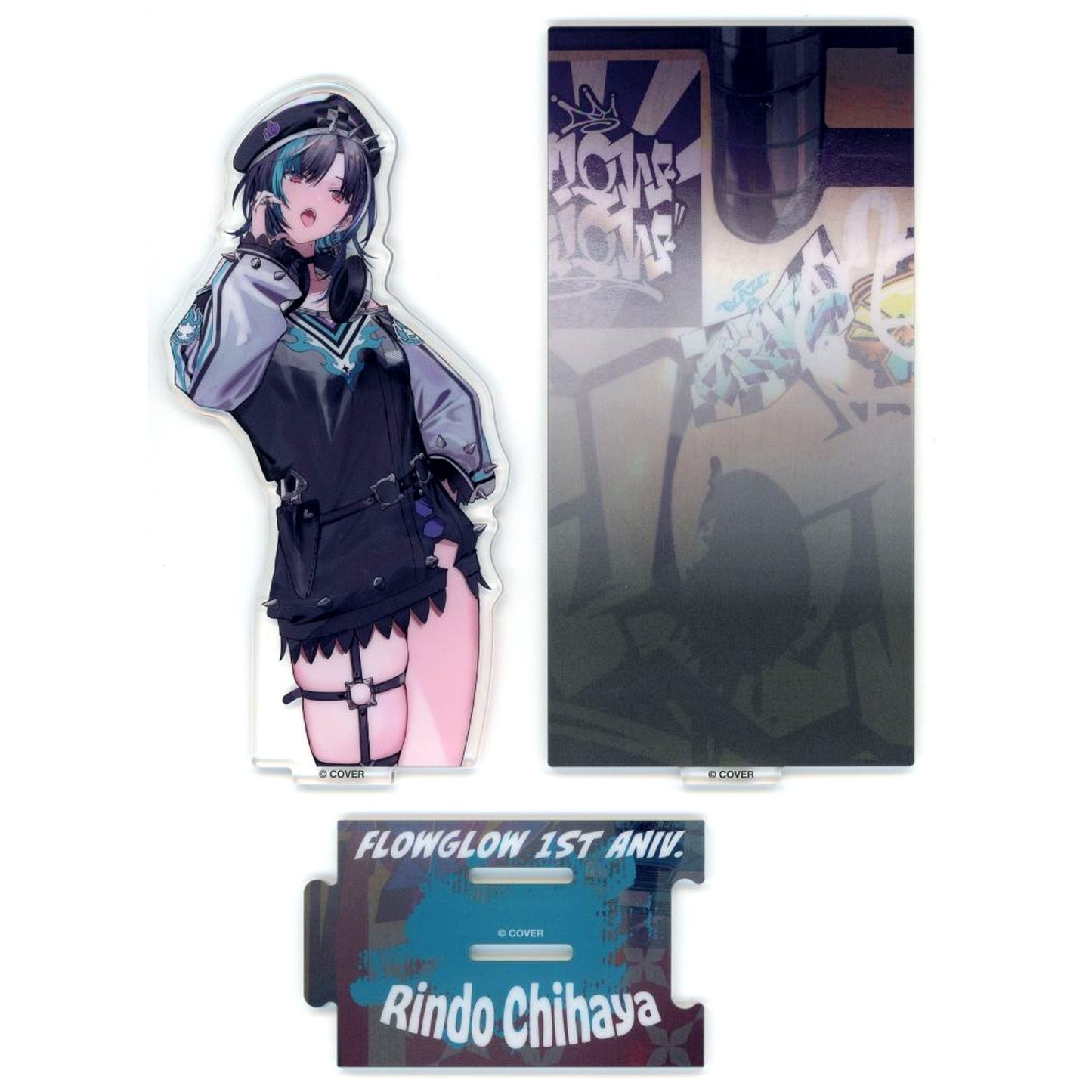 Rindo Chihaya VTuber Hololive FLOW GLOW 1st Anniversary Acrylic Stand [USED]