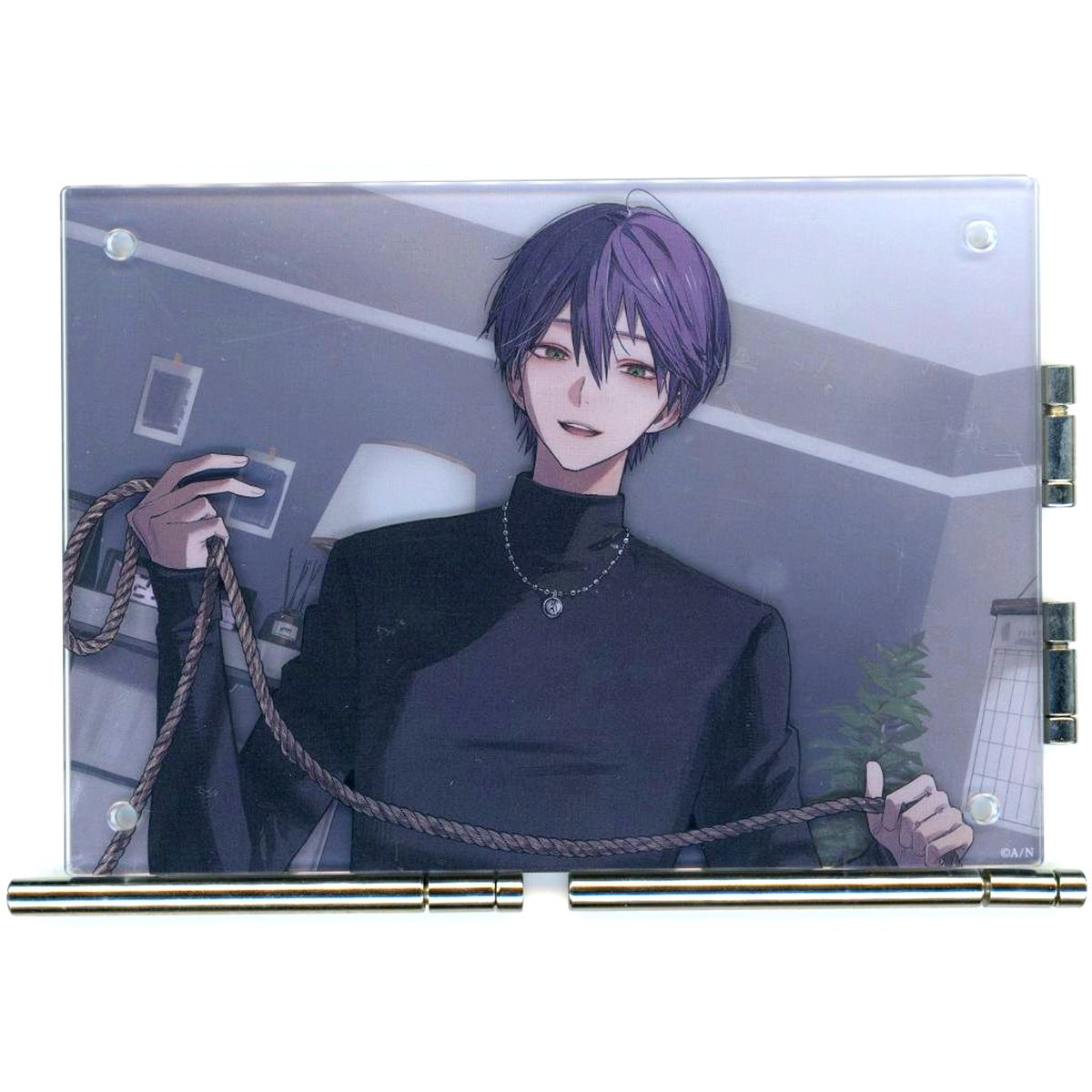 Toya Kenmochi Rope Two Layer Acrylic Panel A Virtual YouTuber Nijisanji Binding Goods [USED]