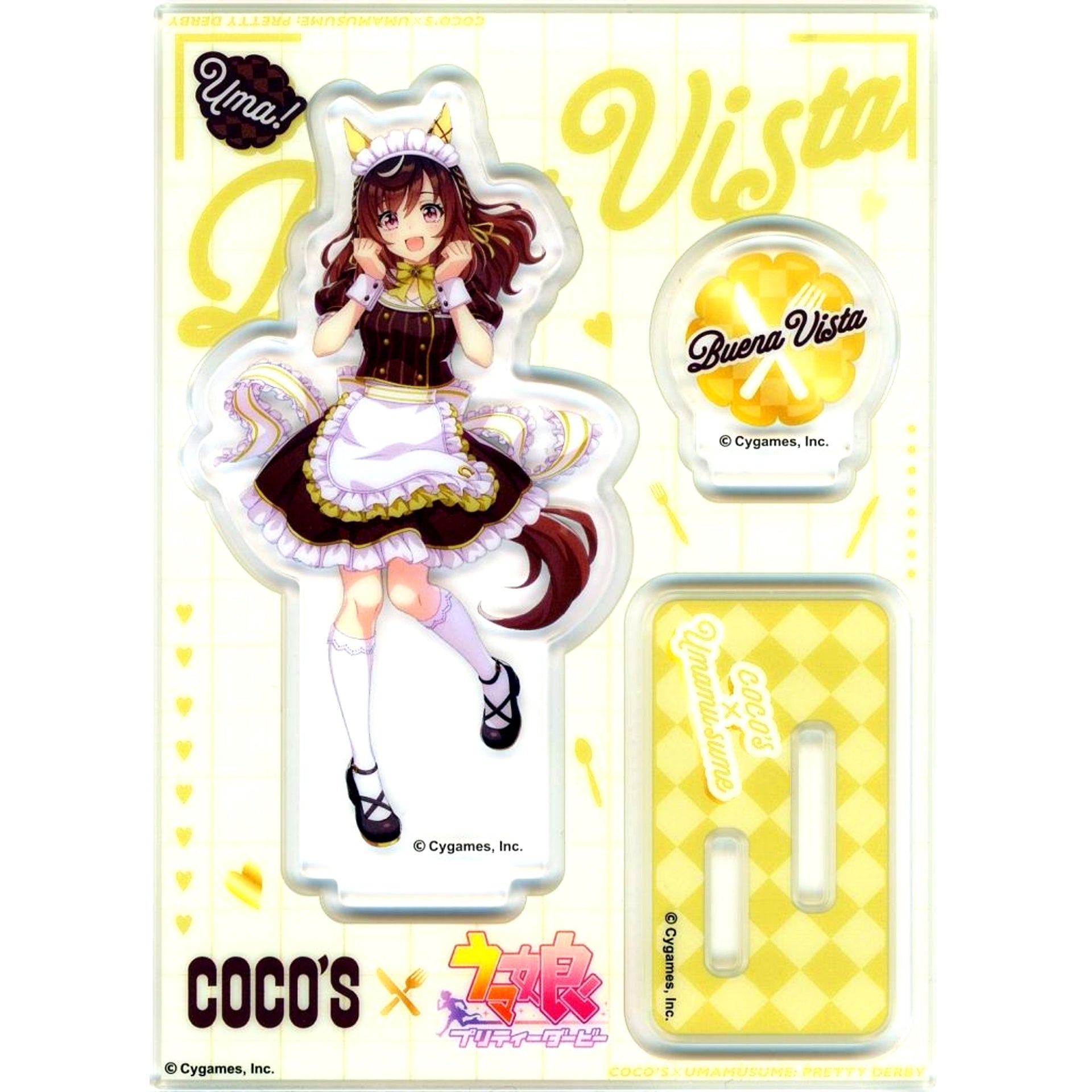 Buena Vista Uma Musume Pretty Derby x Cocos Welcome to Cocos! Umai Mono Fes! Original Acrylic Stand Panel First Half [USED]