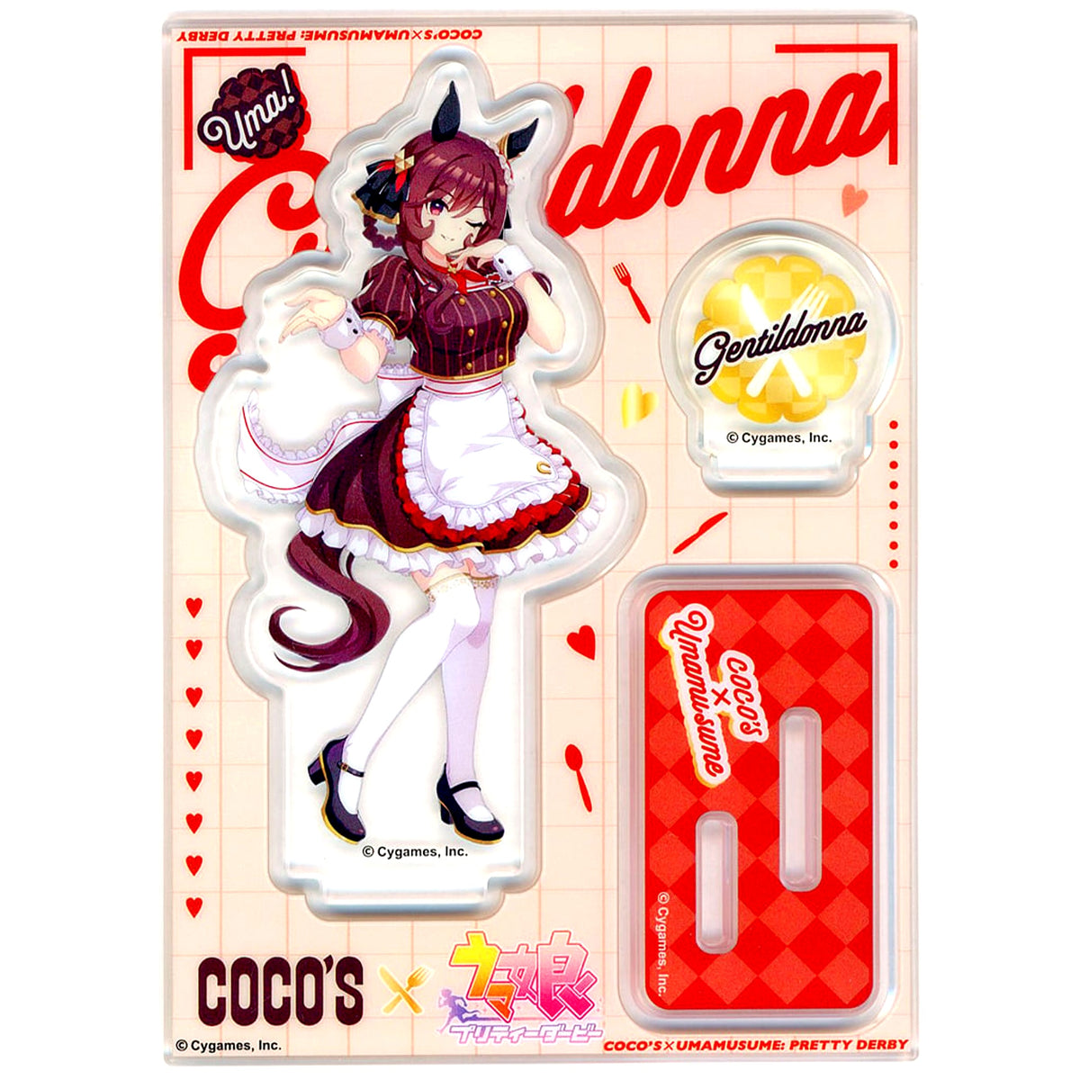Gentildonna Original Acrylic Stand Panel First Half Uma Musume Pretty Derby x Coco's Welcome to Coco's! Uma-imono Fes! [USED]