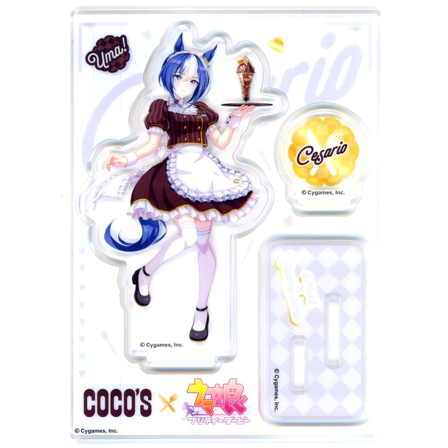 Cesario Uma Musume Pretty Derby Original Acrylic Stand Panel Second Half x Cocos Welcome to Cocos! Delicious Food Festival! [USED]