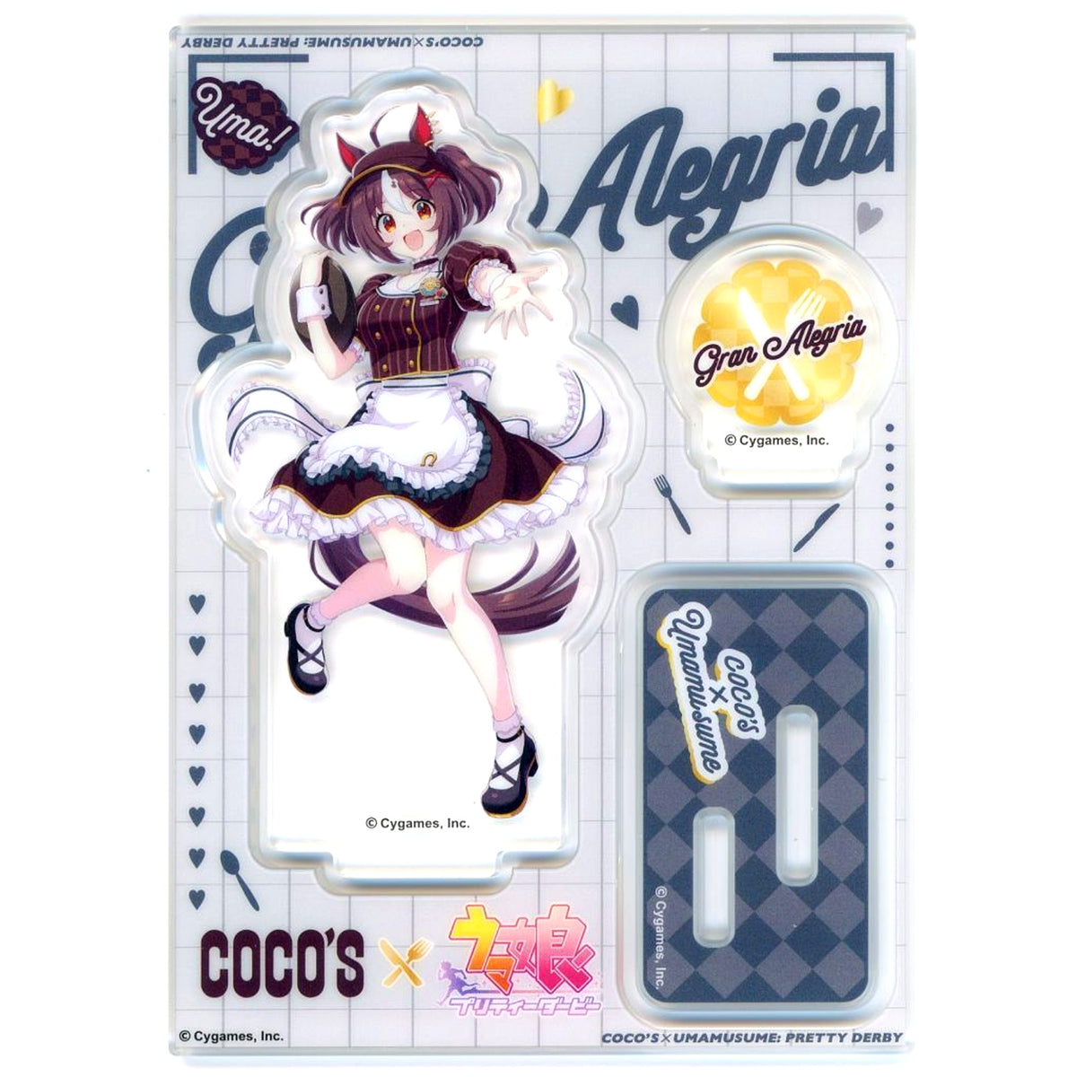 Gran Alegria Uma Musume Pretty Derby Original Acrylic Stand Panel Second Half x Cocos Welcome to Cocos! Delicious Food Festival! [USED]