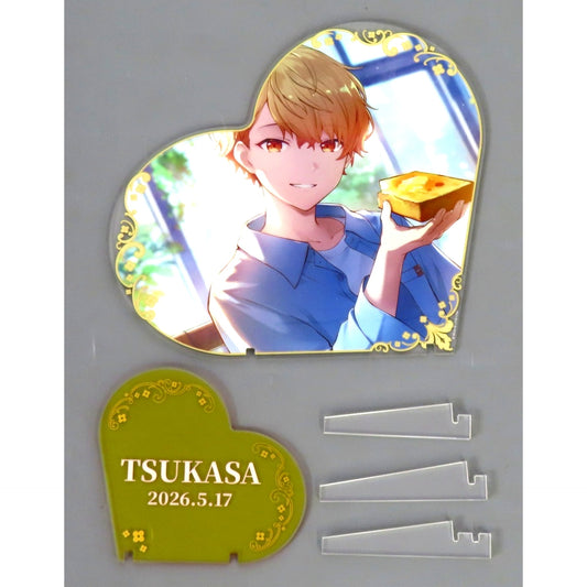 Tsukasa Tenma Big Acrylic Panel Prize Happy Collection Kuji Project Sekai Colorful Stage! feat. Hatsune Miku Birthday Gift Series 2025 Flower Celebration [USED]