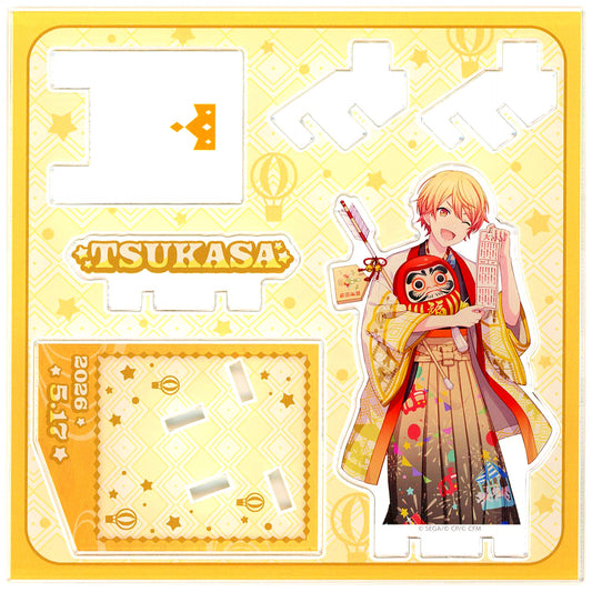 Tsukasa Tenma A Acrylic Stand Prize Happy Collection Kuji Project Sekai Colorful Stage! feat. Hatsune Miku Birthday Gift Series 2025 Flower Celebration [USED]