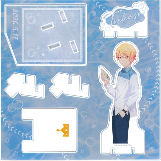 Tsukasa Tenma C Acrylic Stand Prize Happy Collection Kuji Project Sekai Colorful Stage! feat. Hatsune Miku Birthday Gift Series 2025 Flower Celebration [USED]