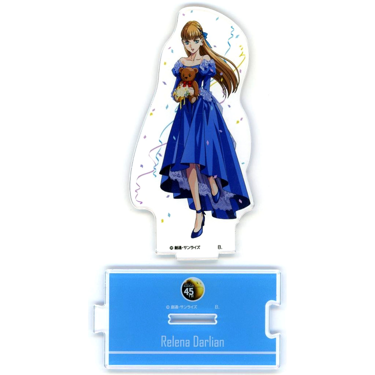 Relena Darlian Anniversary Illustration Connecting Acrylic Stand Mobile Suit Gundam Wing Gundam GWX 30th Anniversary Project [USED]