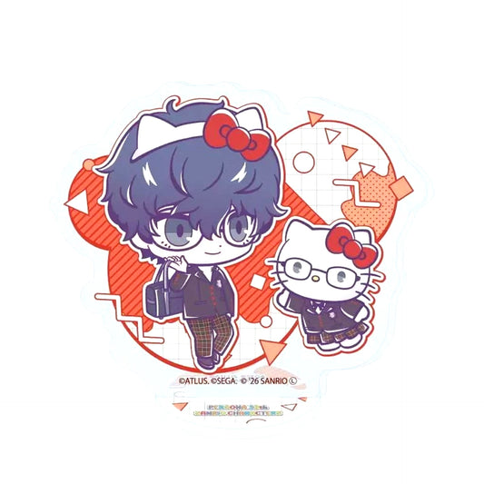 Protagonist Joker Persona 5 x Hello Kitty Persona Series 30th P30th x Sanrio Characters POP UP SHOP Acrylic Petit Stand [USED]