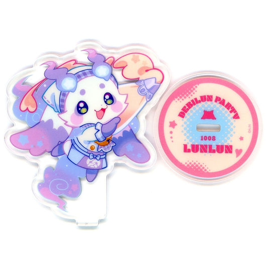 Lunlun Sweets Double-Sided Acrylic Stand Virtual YouTuber Nijisanji Debirunpa Tei [USED]