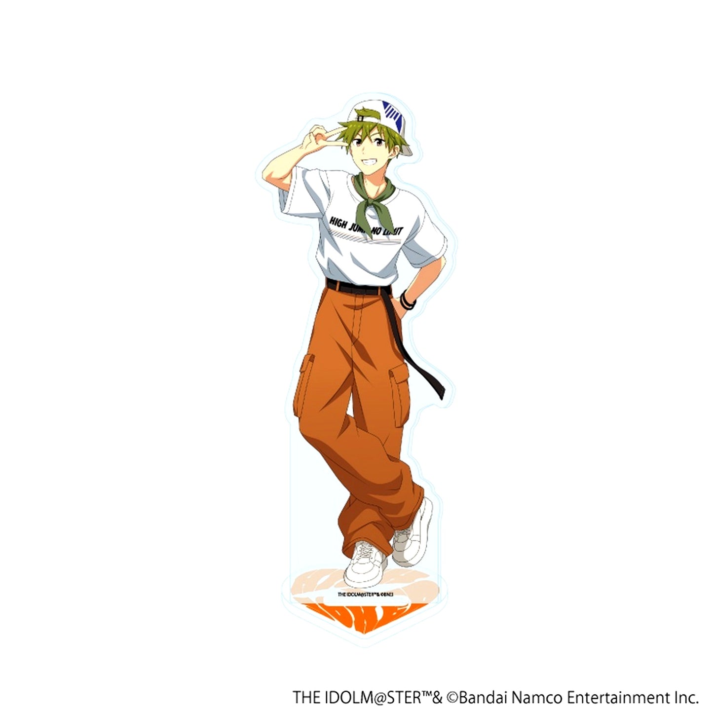 Hayato Akiyama 11 Illustration Acrylic Stand Idolmaster SideM HIGH JUMP STREET SPECIAL POPUP in baseyard tokyo Harajuku Naname Store [USED]