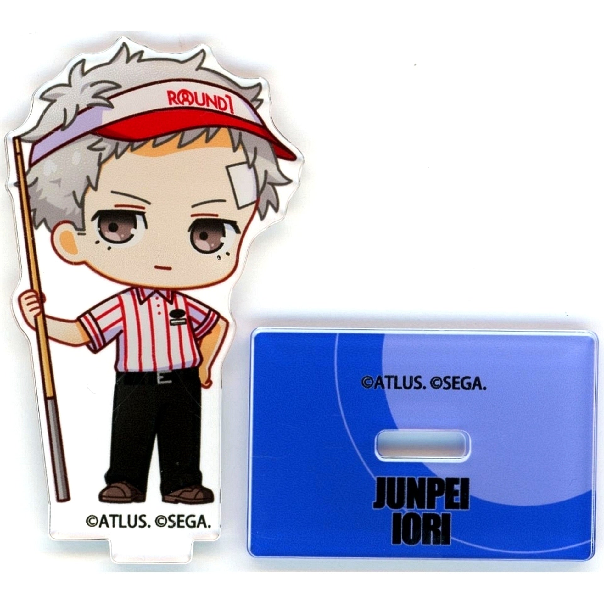 Akihiko Sanada Chibi Character ROUND1 Ver. Persona 3 Reload Trading Acrylic Stand x ROUND1 [USED]