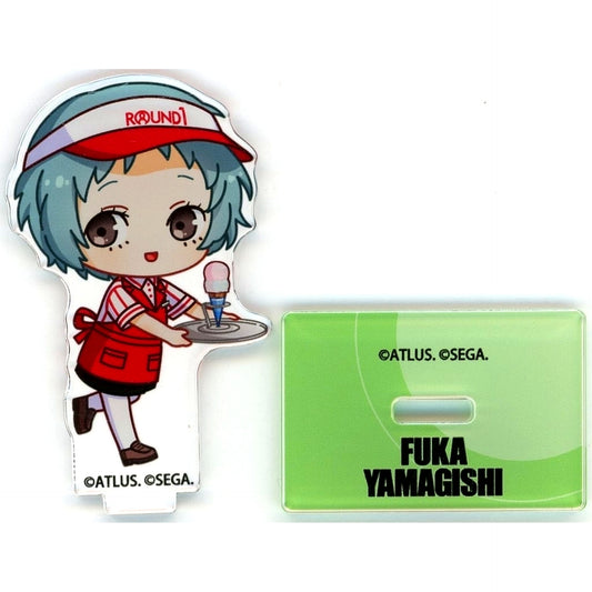 Fuuka Yamagishi Chibi Character ROUND1 Ver. Persona 3 Reload Trading Acrylic Stand x ROUND1 [USED]