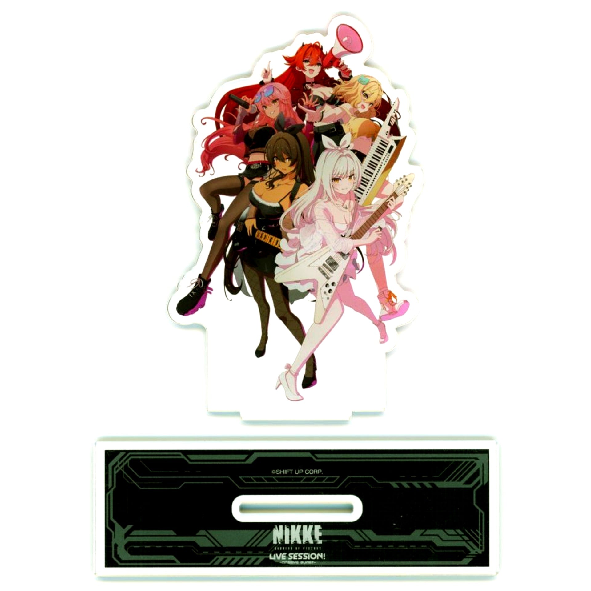 Group Goddess of Victory: Nikke LIVE SESSION! Massive Burst Acrylic Stand [USED]